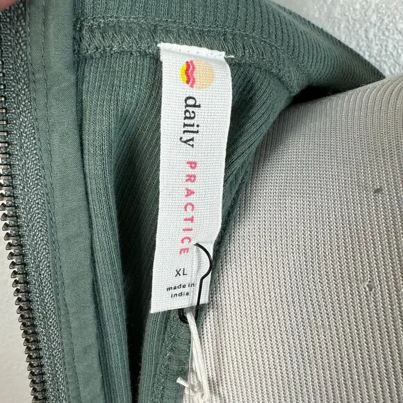 Daily Practice NWT by Anthropologie Women’s Sleeveless Halter Dress in Green XL - Picture 9 of 16